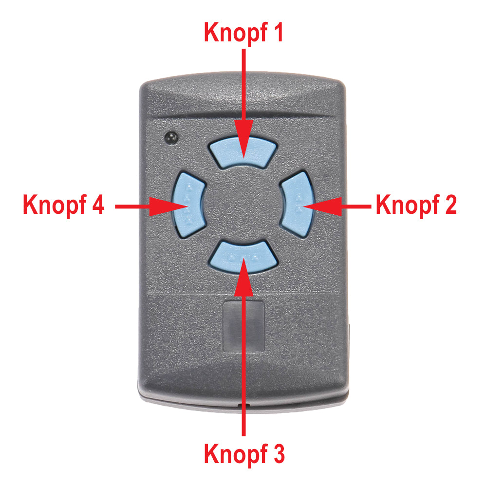 Hörmann Ersatz Handsender 868 MHz kompatibel mit HSM 4 HS 4 HSP HSD HSZ HSE 2