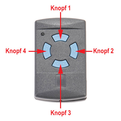 Hörmann Ersatz Handsender 868 MHz kompatibel mit HSM 4 HS 4 HSP HSD HSZ HSE 2